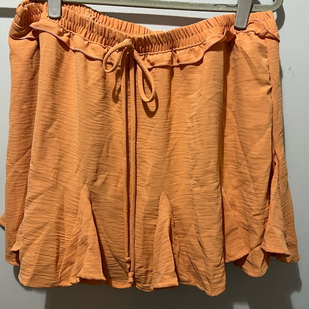 Nellie Mae Neon Coral Swing Skort size Xl